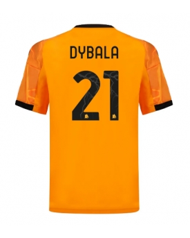 Billige Fotballdrakt AS Roma Paulo Dybala #21 Replika Bortedrakt 2025-26 Kortermet Billige Fotballdrakt AS Roma Paulo Dybala #21 Replika Bortedrakt 2025-26 Kortermet